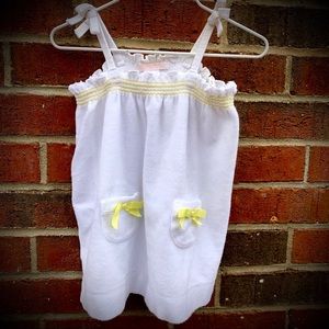 Janie & Jack Swim Yellow Terry Coverup 12-18 mo